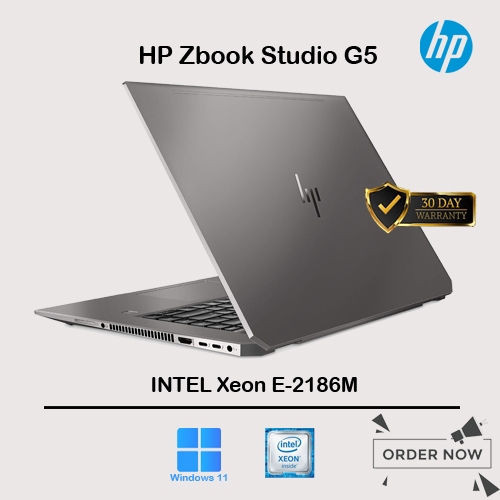 LAPTOP HP ZBOOK STUDIO G5 / INTEL XEON E-2186M / VGA NVIDIA QUADRO P1000 / WORKSTATION