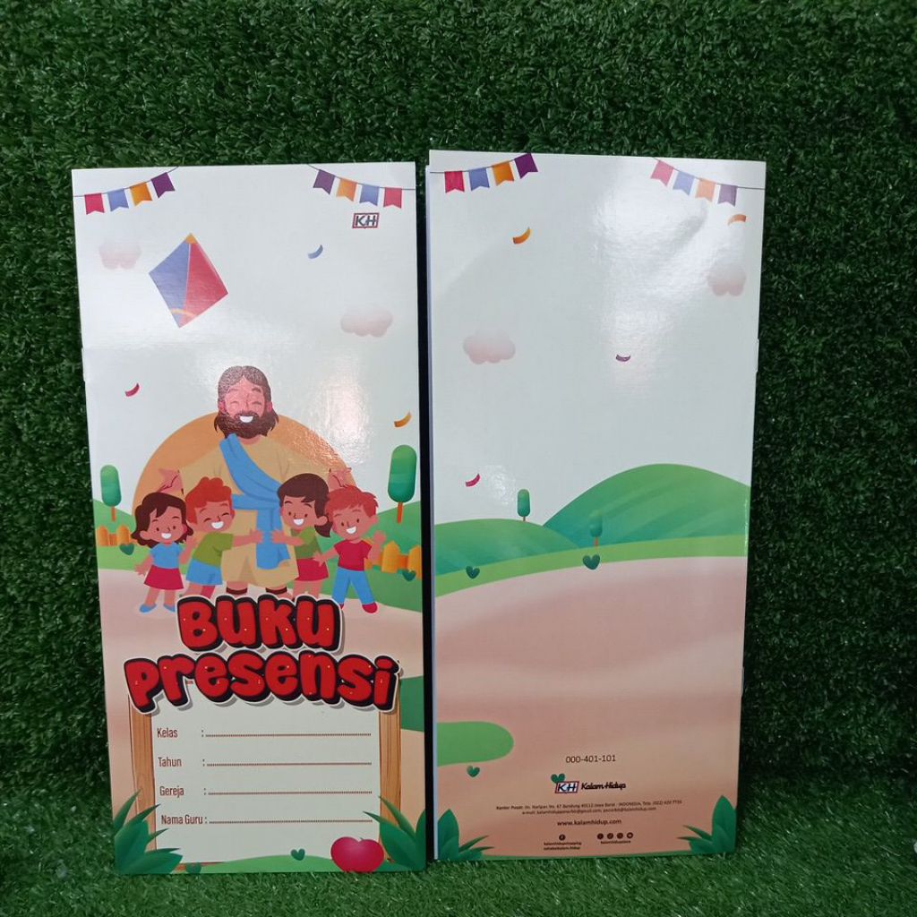 Buku absen sekolah minggu