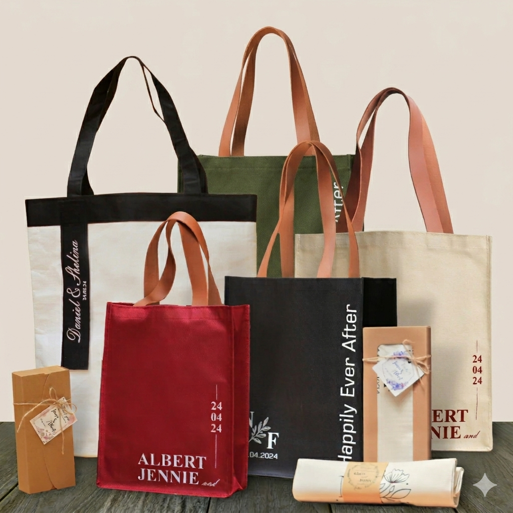 SAMPLE PEMBELIAN TAS SOUVENIR PERNIKAHAN, CORPORATE, PENGAJIAN, SEMINAR