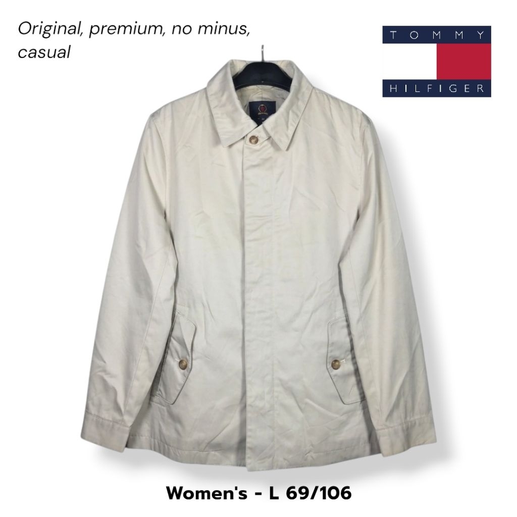 Coat Jacket Casual for Women's Jas hangat tebal Tommy
