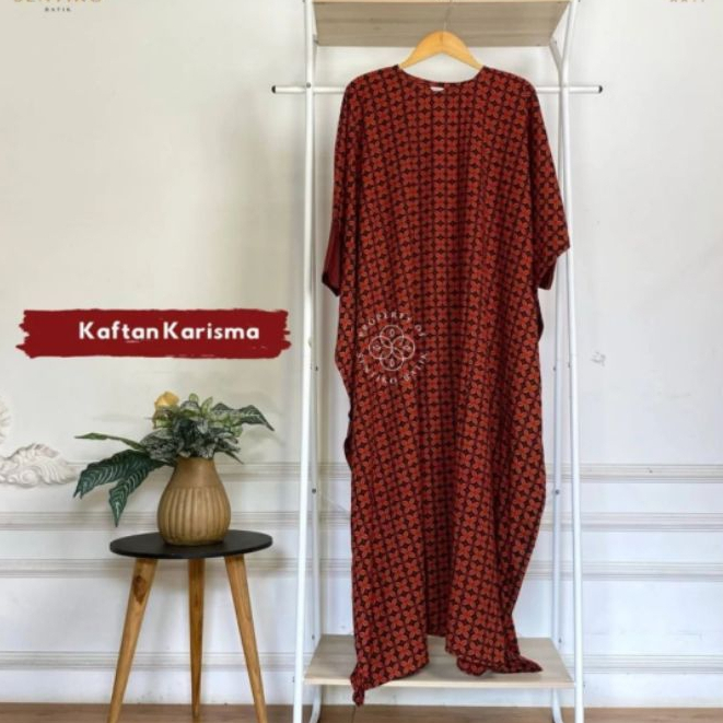 Kaftan Karisma Original Sentiko Batik | Rayon Grade A Jumbo Allsize LD 180 PB 140 Bisa Couple