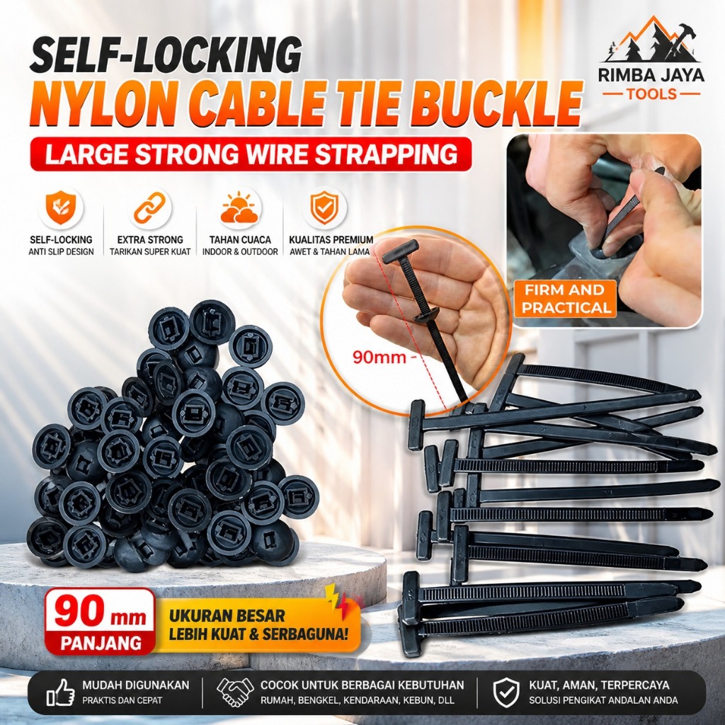 NYLON KABEL TIES KABEL TIES TOPI/ KABEL TIES SERBAGUNA MULTIFUNGSI KABEL TIES BODY MOTOR