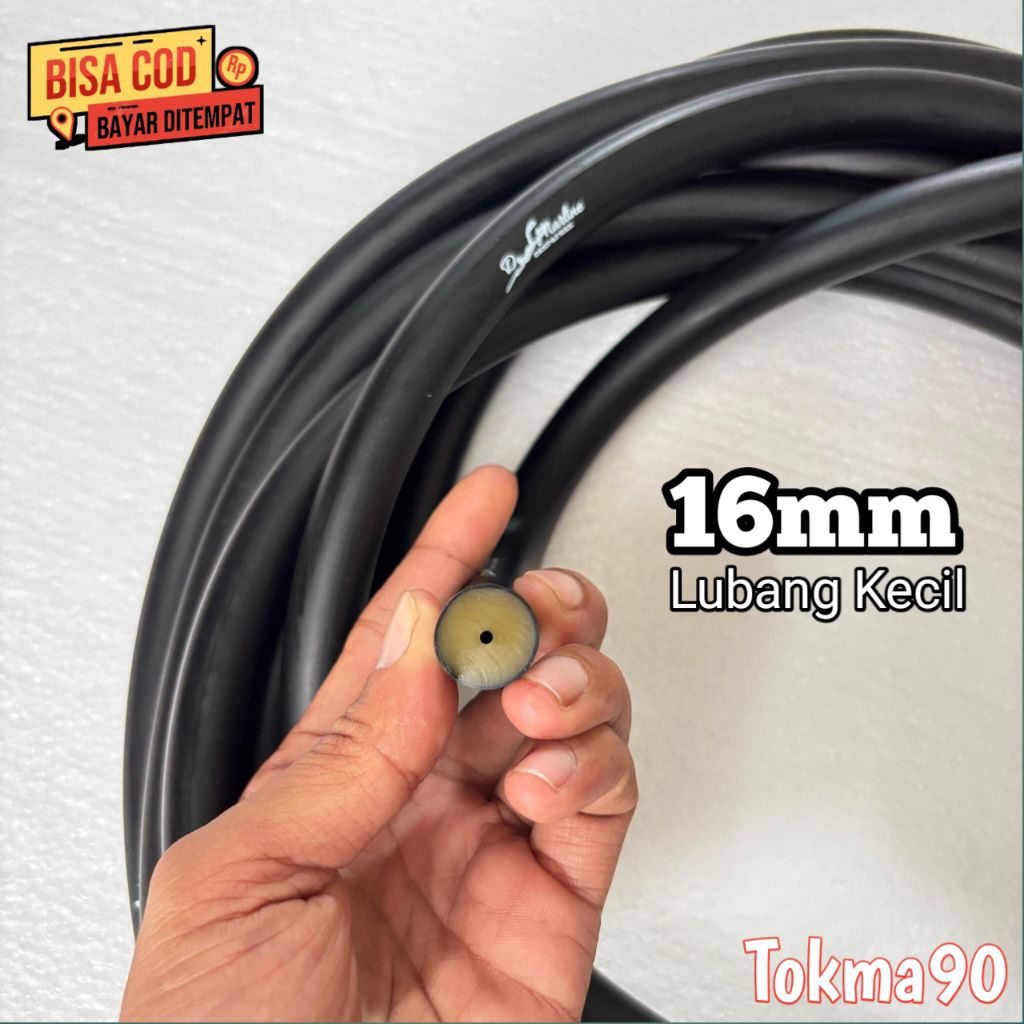 PREMIUM Karet Speargun 16MM Tebal Lubang Kecil 1 Meter Karet Panah Ikan Grade A Lebih Tebal dan Kuat