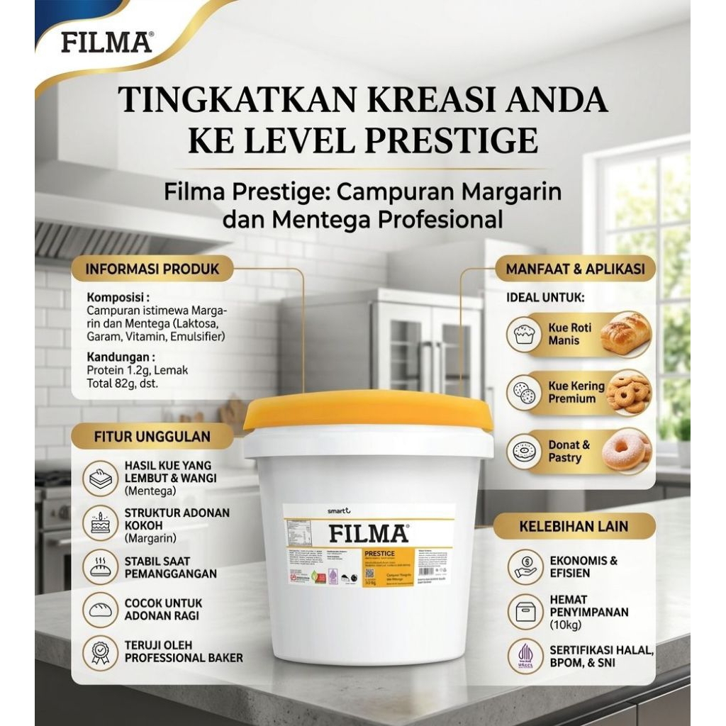 Filma Margarine Prestige Kemasan Repack