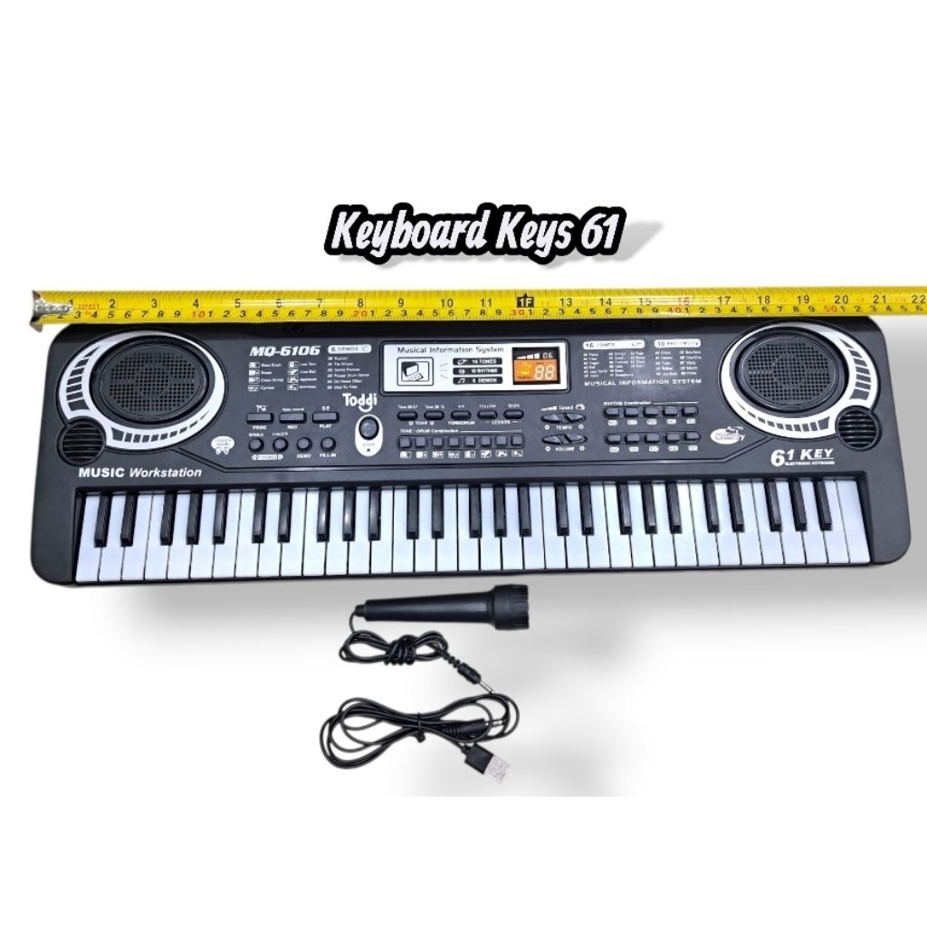 Keyboard MQ 6106 / Keyboard Anak Remaja / Piano Keys 61
