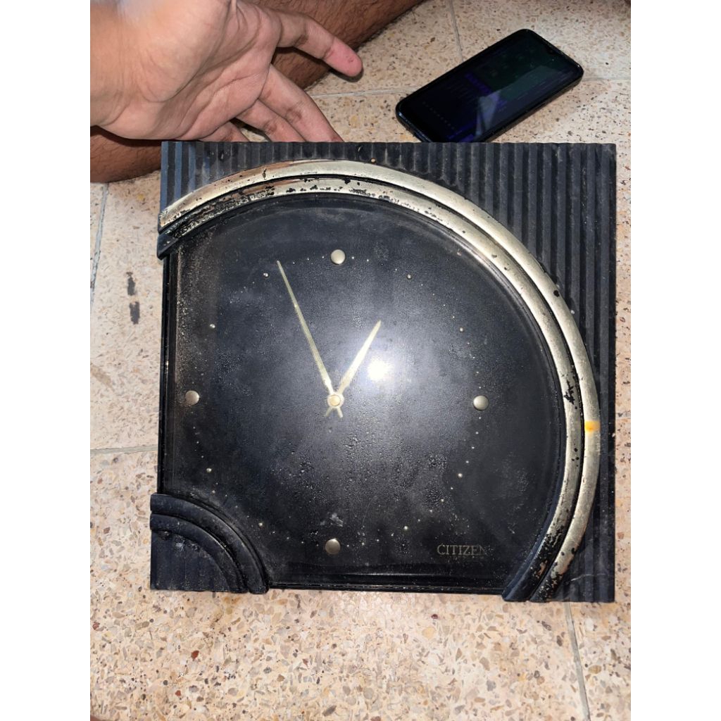 Jam dinding Citizen Preloved untested