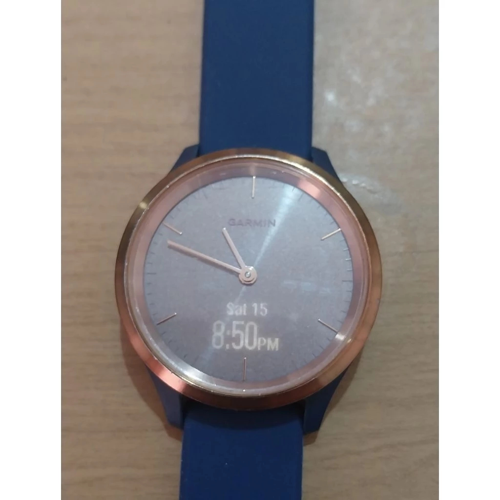 GARMIN Vivomove 3S Second Original Like New Smartwatch 98% Mulus Strap ORI