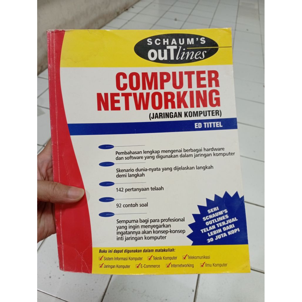 BUKU BEKAS ORIGINAL COMPUTER NETWORKING JARINGAN KOMPUTER penulis SCHAUM