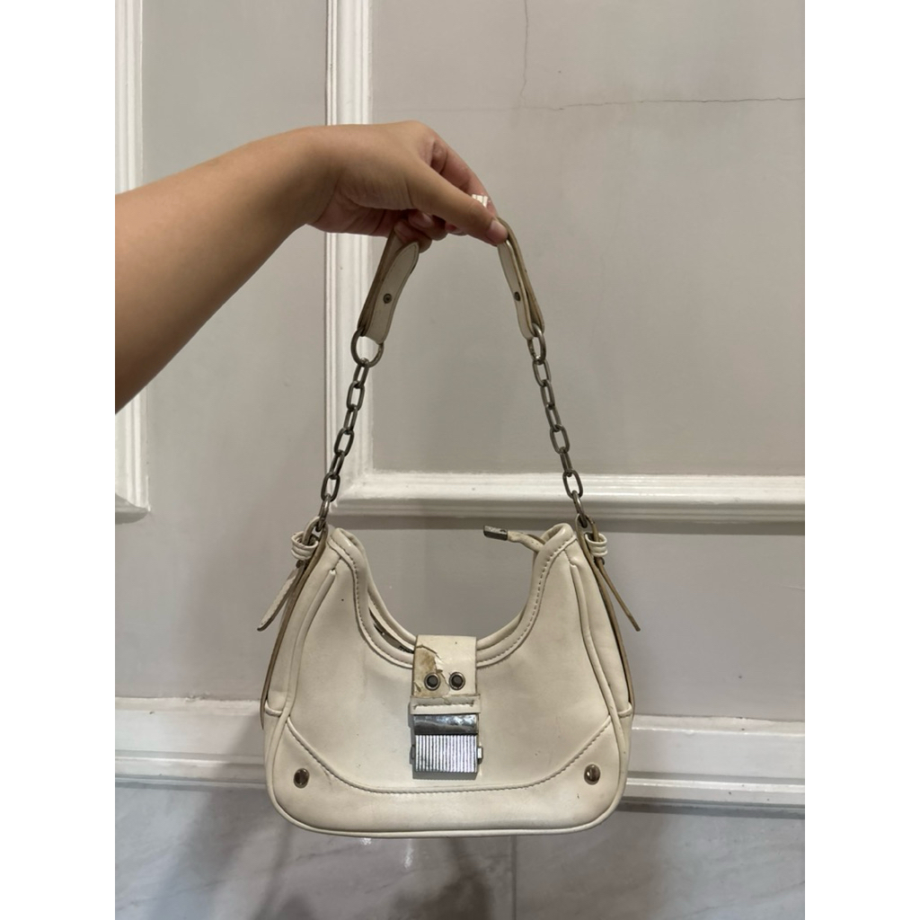 Preloved Tas Wanita Warna Putih