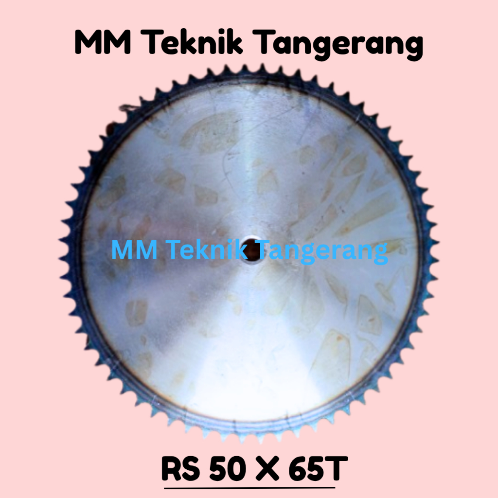 Sprocket RS 50 x 65 T Gear Rantai Single Gir gigi Z 65T RS50 -1 50Z65 50X65T 50-1 tipe B Sproket spr