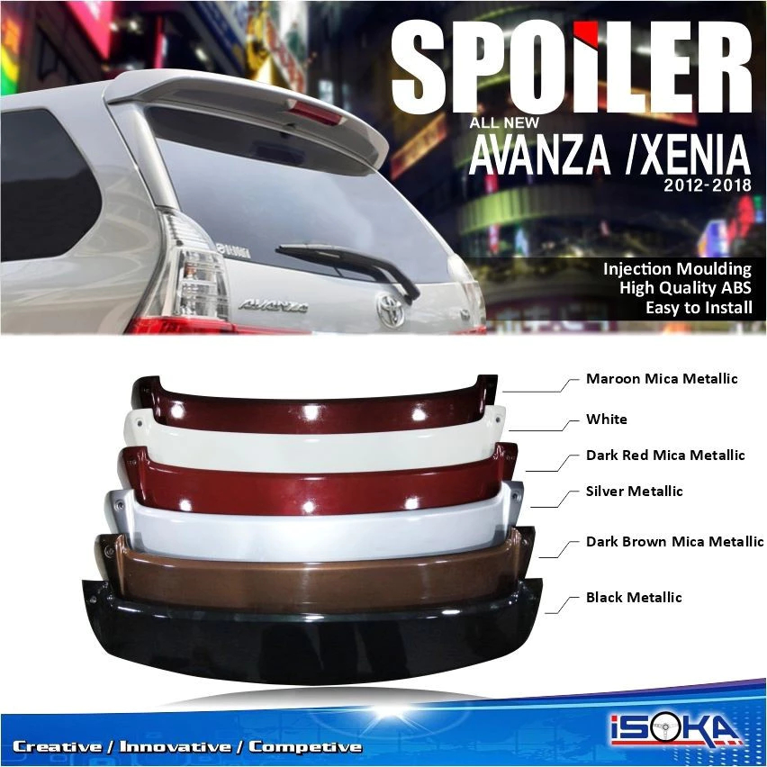 Spoiler - Avanza Spoiler all new Avanza Xenia 2012- 2019