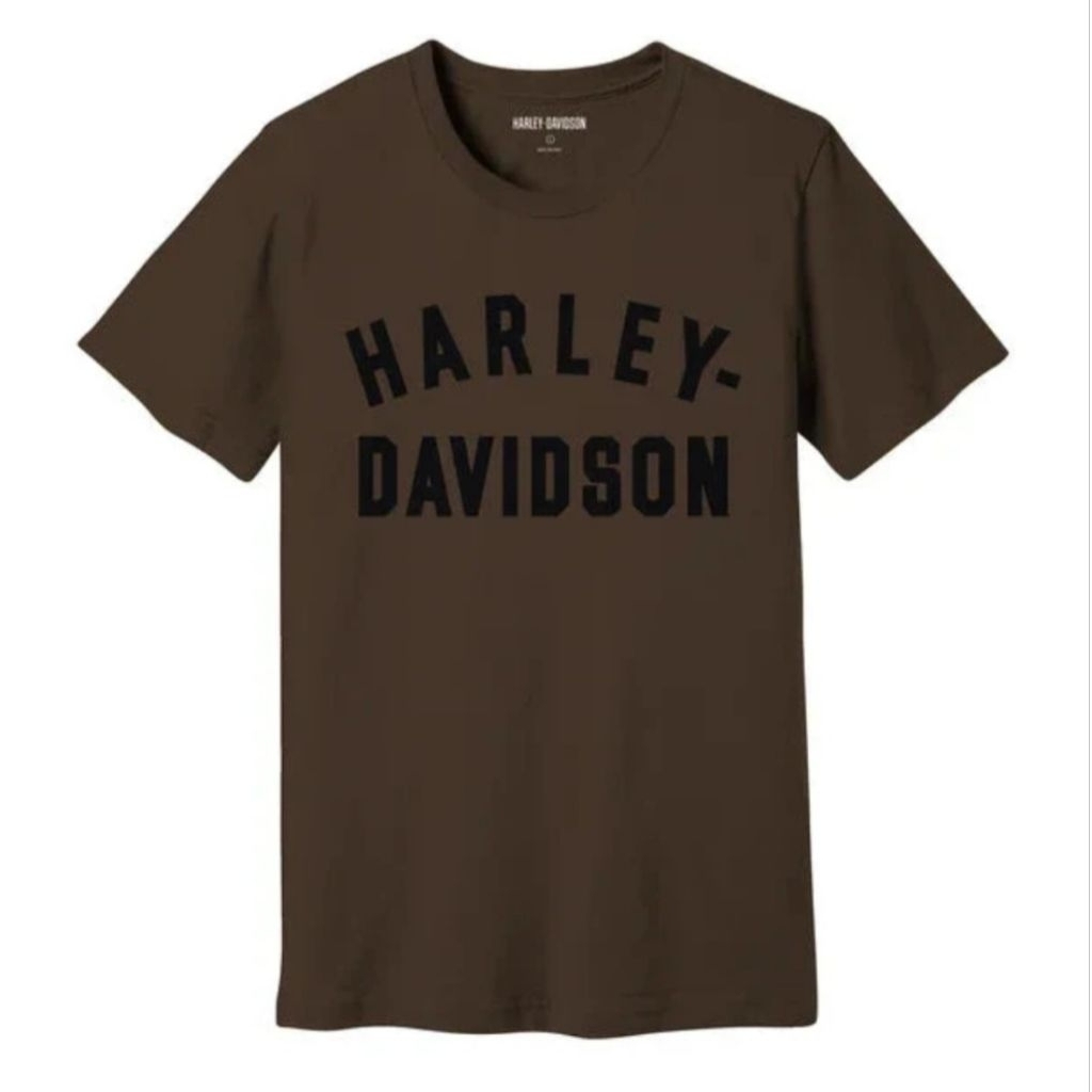 Kaos Harley-Davidson Men's Staple T-Shirt -Tan ORIGINAL HD USA 96318-23VM