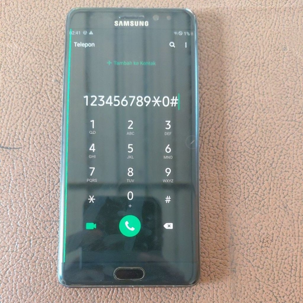 LCD TS LAYAR FRAME SAMSUNG NOTE FE AMOLED SM-N935/N936 MINUS SESUAI FOTO ORIGINAL COPOTAN TESTED
