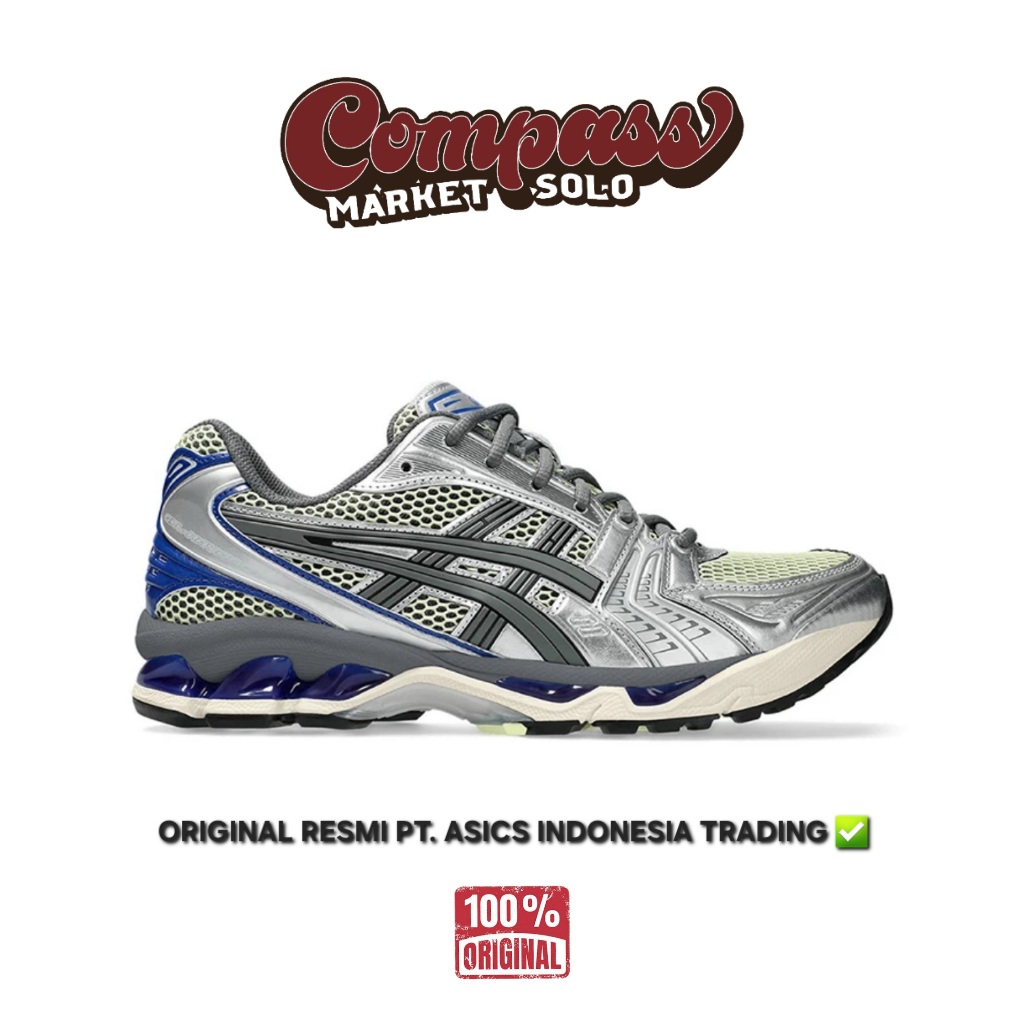 [ORIGINAL] ASICS GEL KAYANO 14 SOFT YELLOW BLUE 1203A740-750 RESMI PT. ASICS INDONESIA | Sepatu Snea