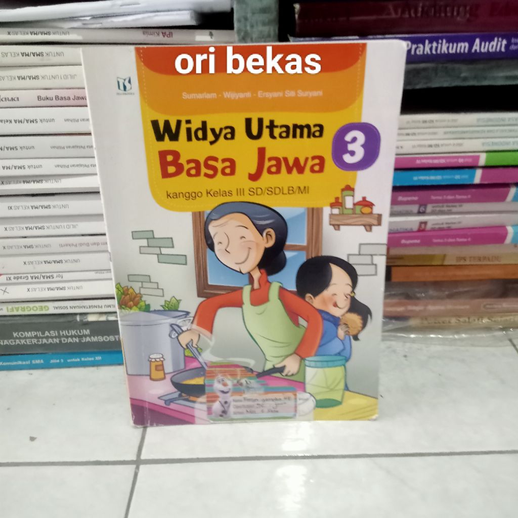 Buku Widya Utama Basa Jawa kurikulum 2013 kanggo SD/SDLB/MI KELAS III 3 - Sumarlam Penerbit Tiga Ser