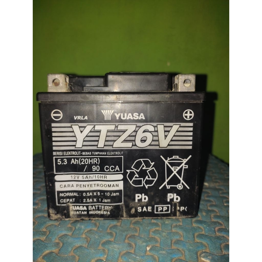 aki kering yuasa buat motor vario 125 new