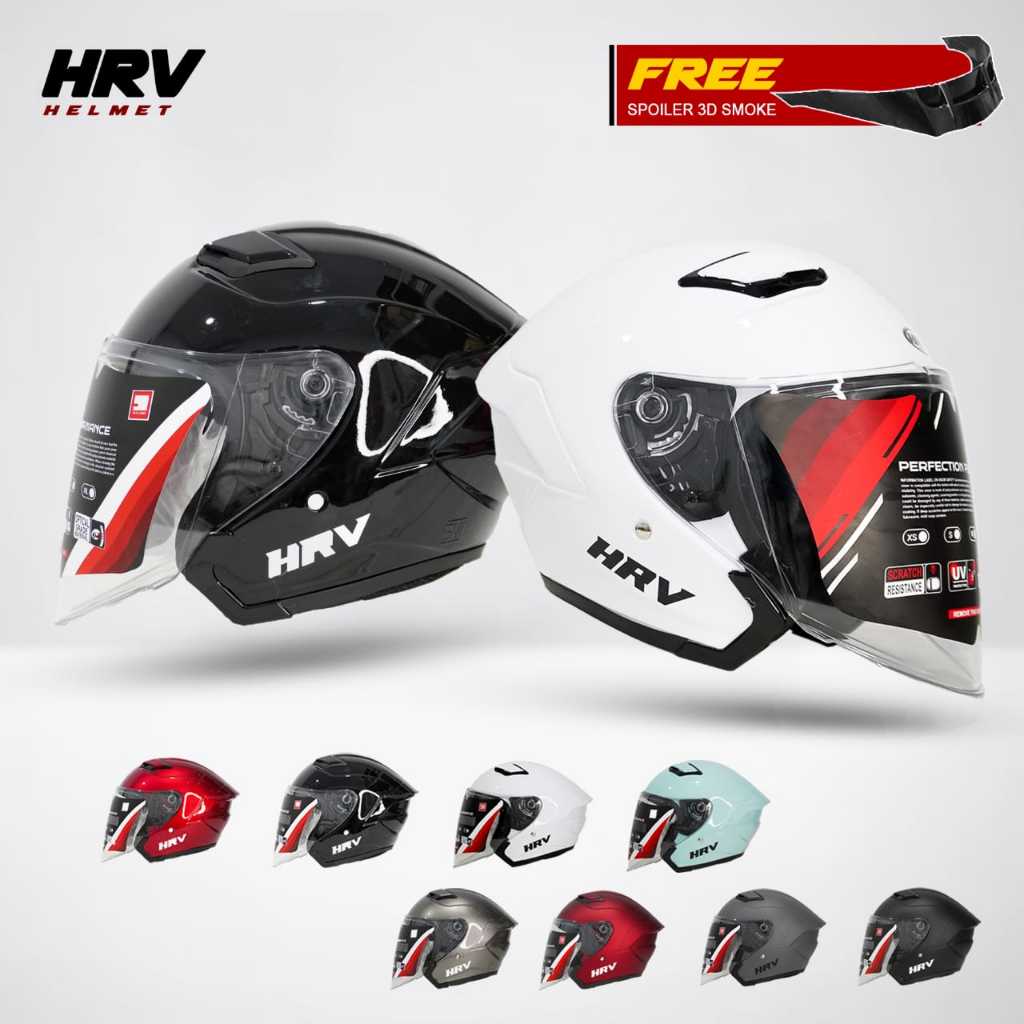 Helm HRV Maximo Solid SNI Paket Ganteng Murah ORIGINAL