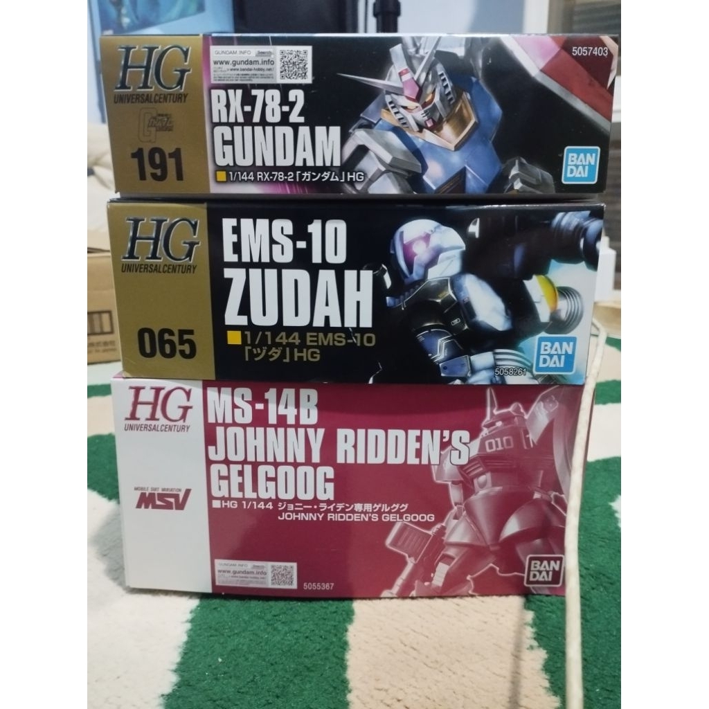 Paketan Gundam pesanan Raphael