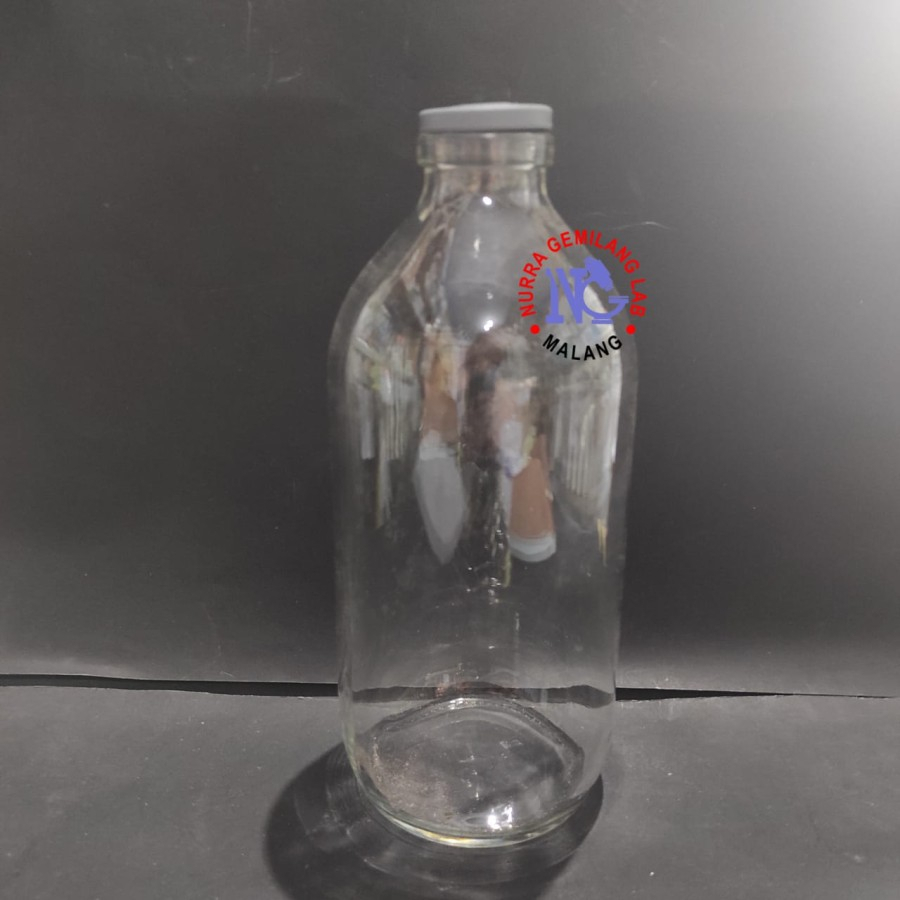 Botol Vial 500ml | Botol Asi 500 ml Kaca Bening