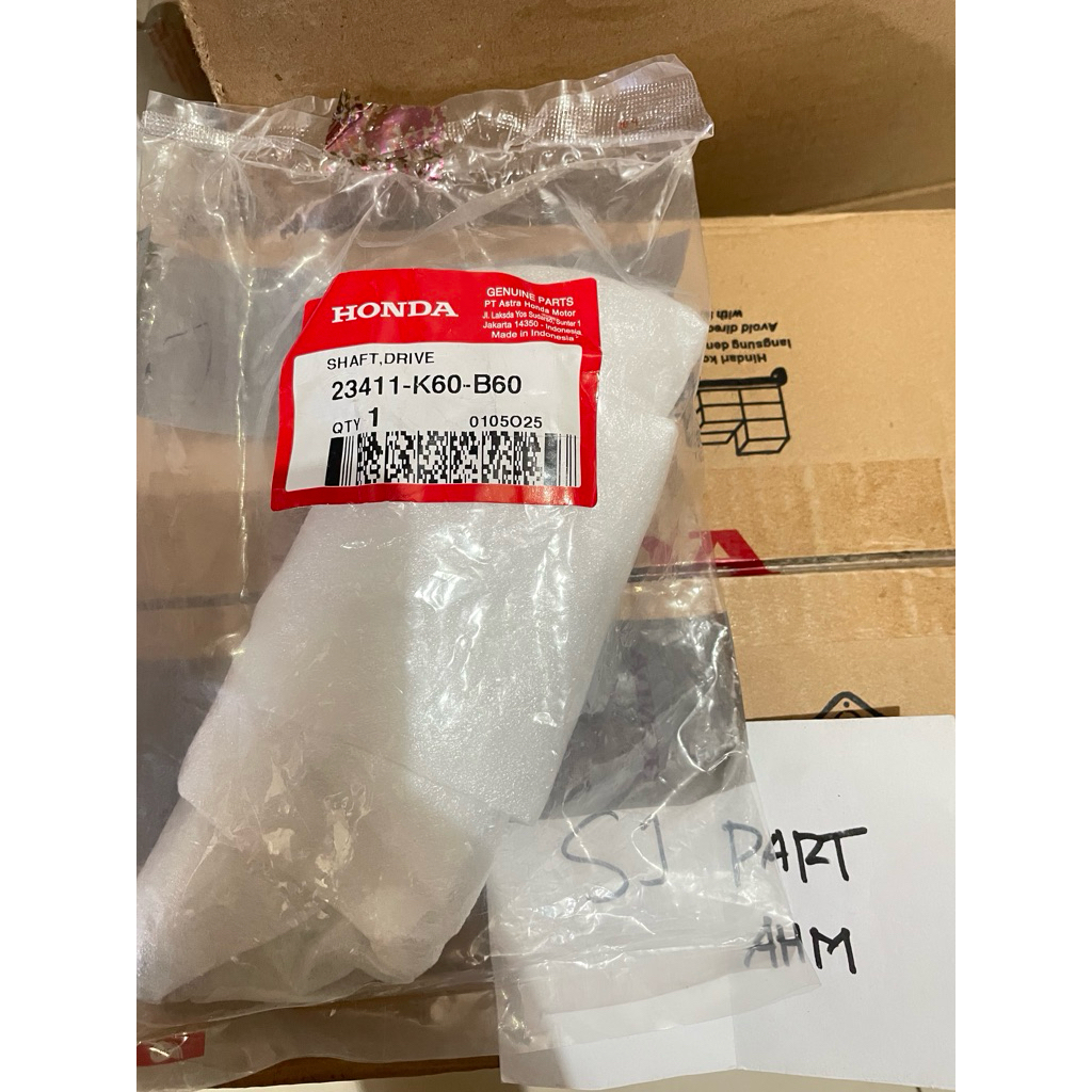 23411-K60-B60 Shaft Drive As Puly 17T Honda Vario 125 eSP K60R 100% HGP Asli ORI AHM 23411K60B60