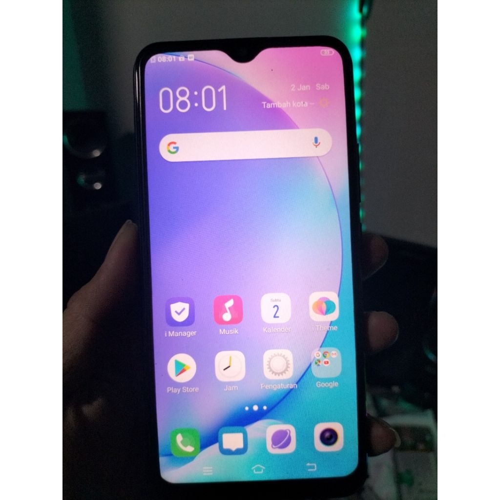 hp Vivo y17 normal siap pakai ram 8 /256