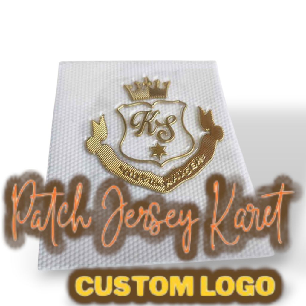 (CUSTOM LOGO KARET) Jasa Pembuatan patch jersey karet rubber custom