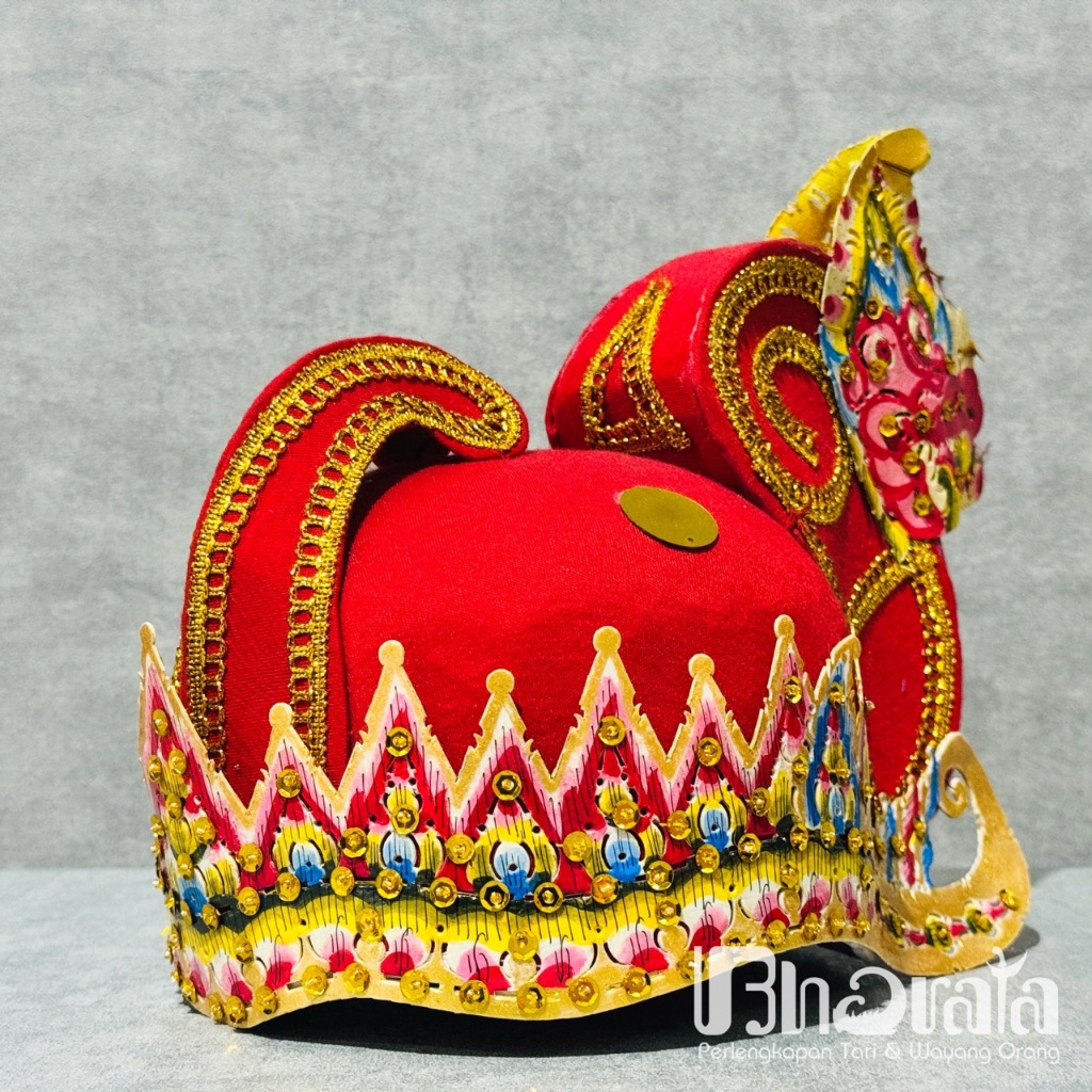 Irah-irahan/Kuluk/Mahkota Wayang Orang Srikandi Merah