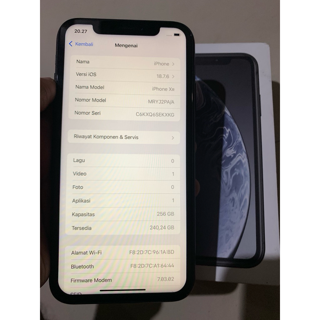 iPhone XR 256GB iBox Garansi Resmi