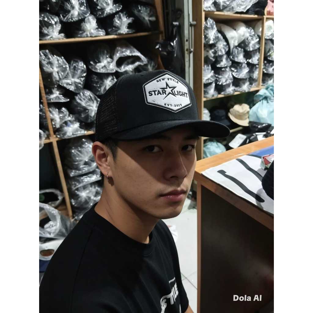 Topi Jaring Corduroy Unisex topi Trucker startlight  Trucker Hat Corduroy