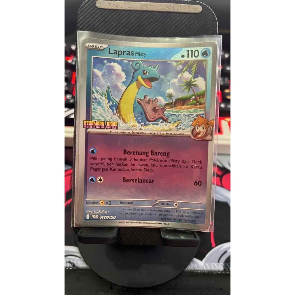 Lapras Misty PROMO Set Spesial 251/SV-P Pokemon TCG Indonesia