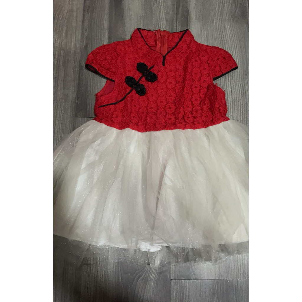 PRELOVED DRESS CHEONGSAM BAYI SAMPAI 1tahun