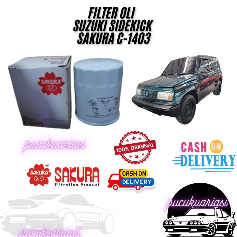 Filter oli Suzuki Sidekick Sakura C-1403