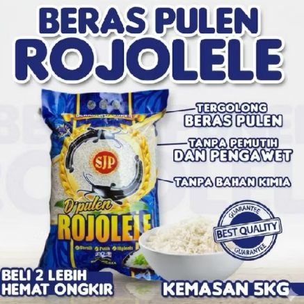 Beras 5 KG CAP ROJO LELE beras premium pulen enak bersih Termurah beras murni asli tanpa pemutih