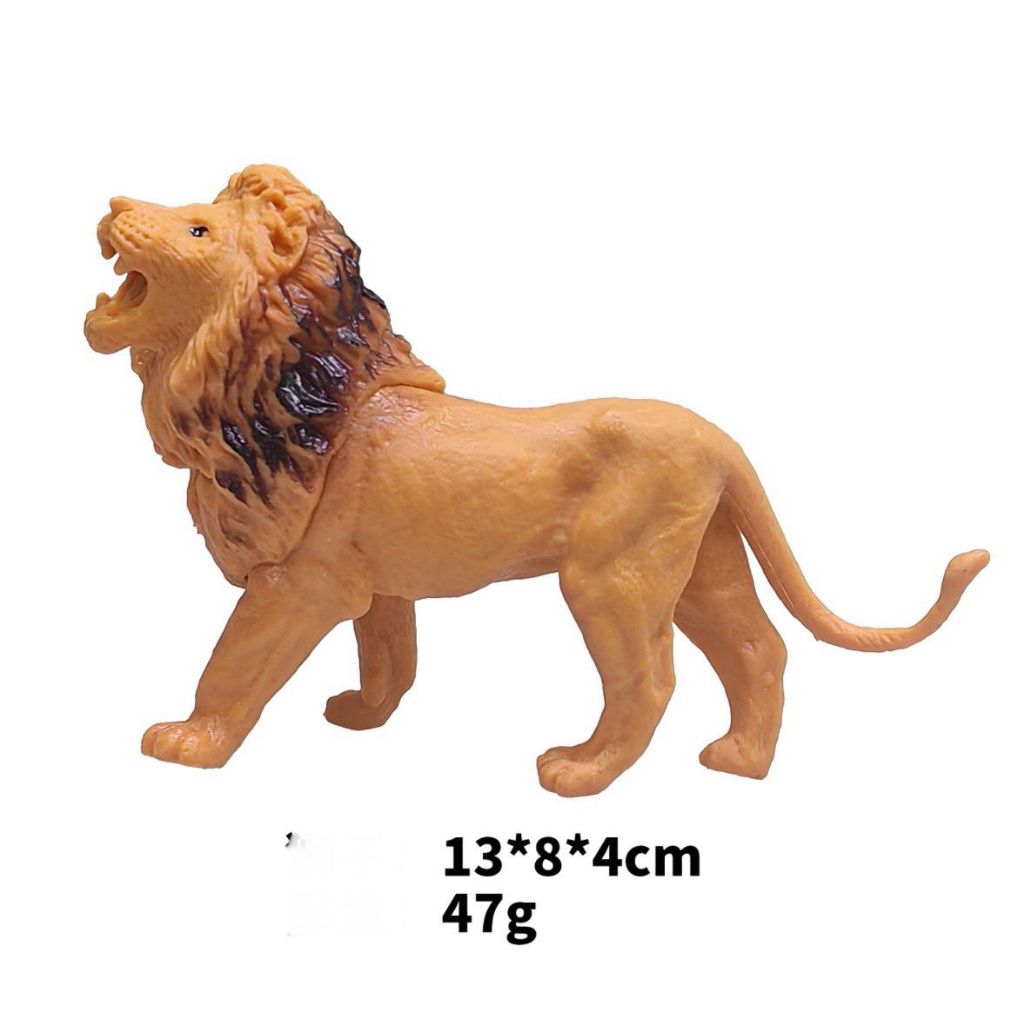 Miniatur singa - mainan edukasi hewan singa - figure singa - lion animal toys figure