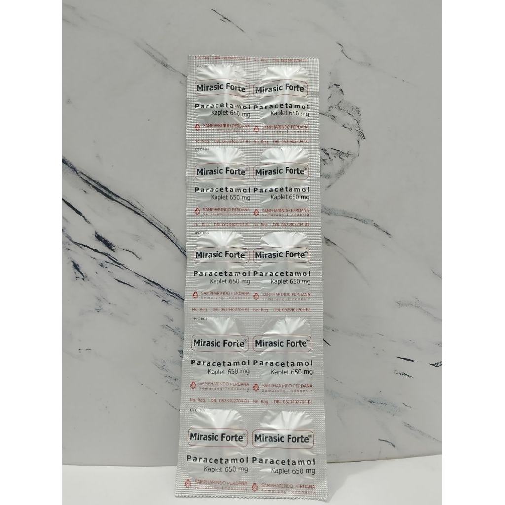 MIRASIC FORTE 650MG || PARACETAMOL