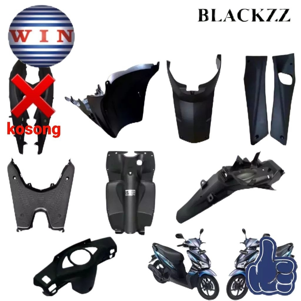 Cover Body Kasar Full Set Vario Lama Old Karbu 110 CW Original WIN - FULL SET BODY KASAR