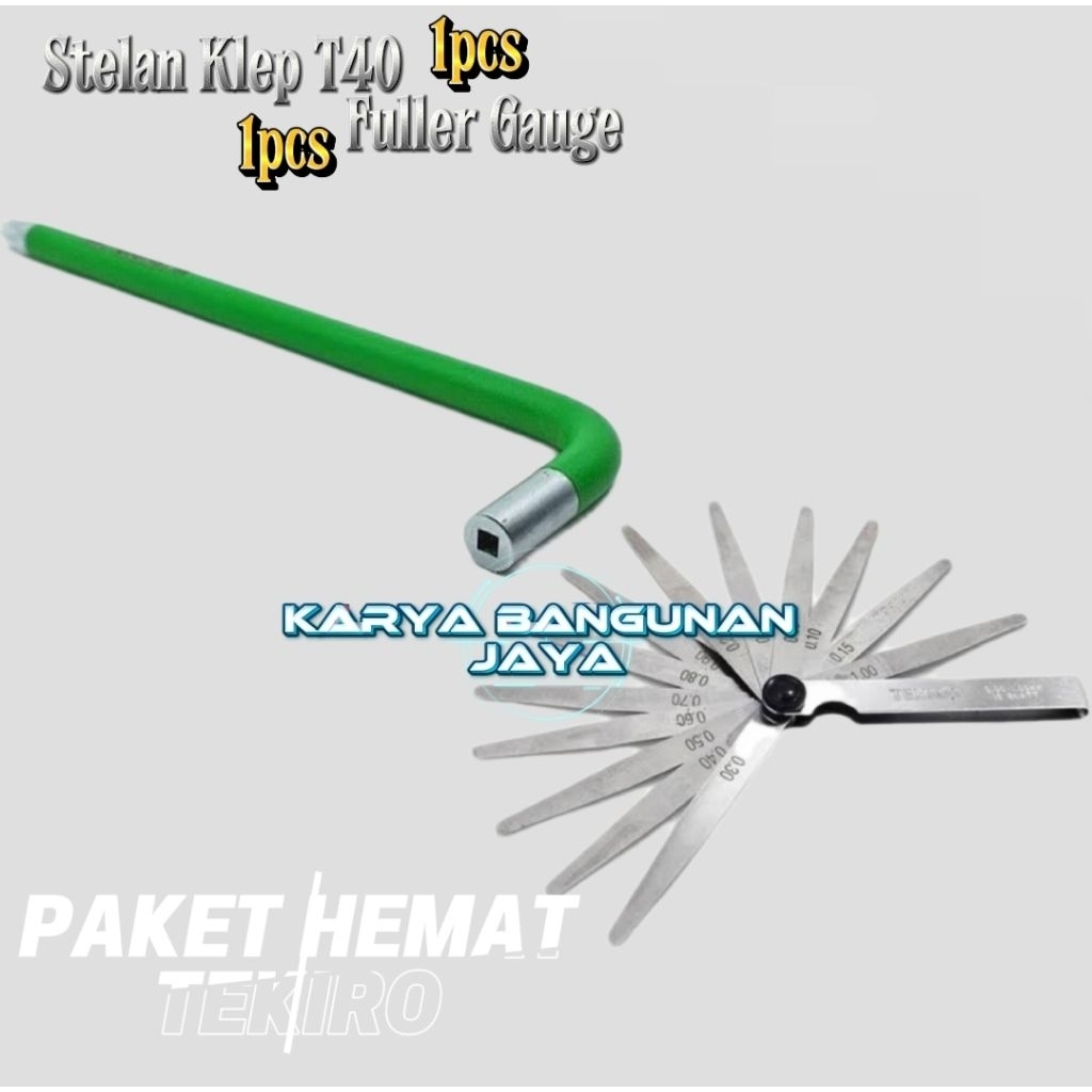 Tekiro FULLER stelan klep + kunci klep TEKIRO T40