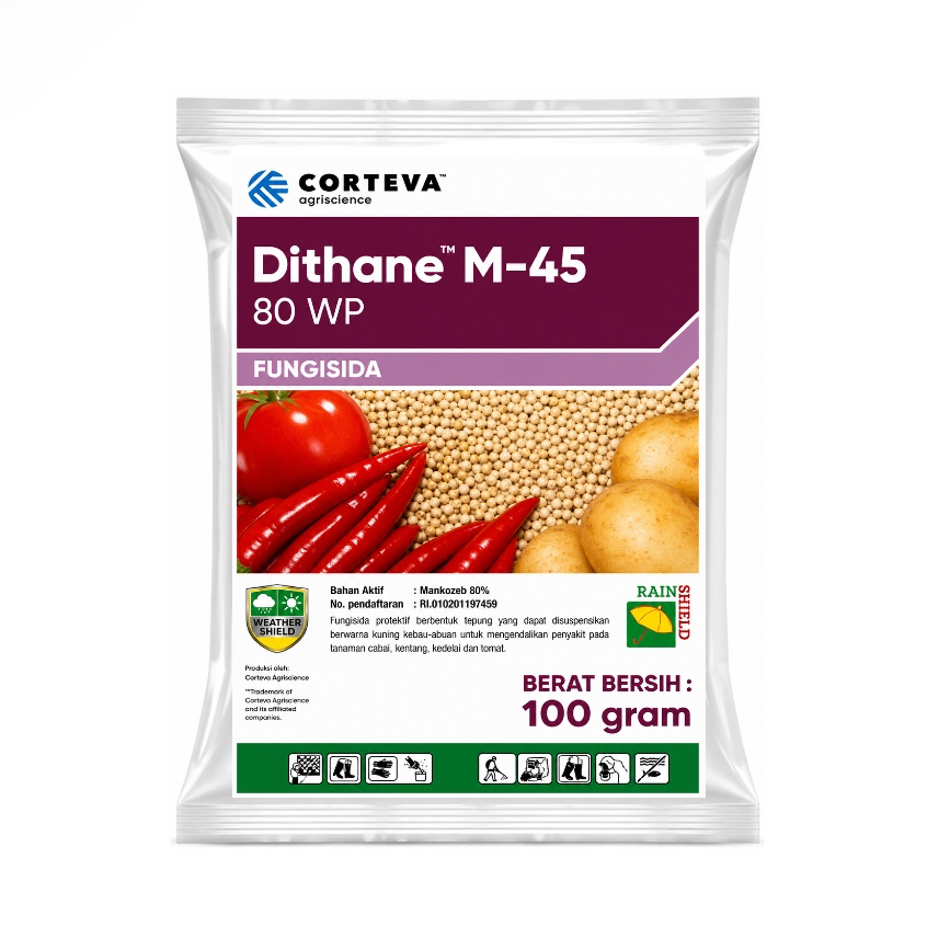 Fungisida Dithane M-45 80WP 100 gram Repack | Fungisida Kontak Jamur