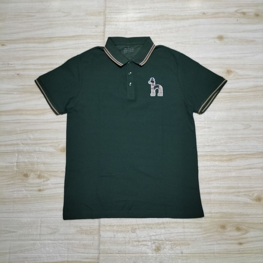 1199. Polo shirt kaos HAZZYS   Size L fit S  LD98