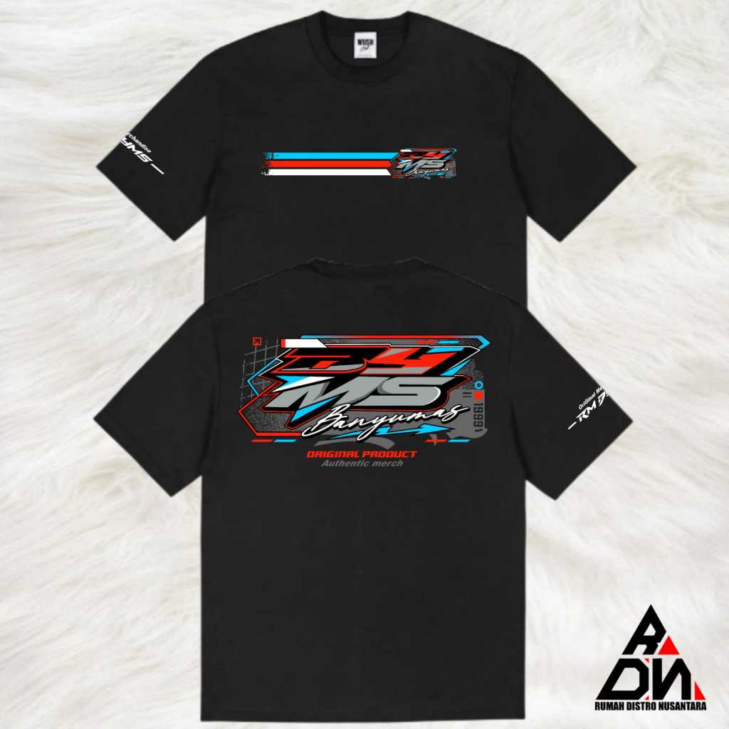 Kaos Truck RM Banyumas V1 | Baju Distro Truck Driver BYMS T-shirt Pria Wanita Combed 24s Premium