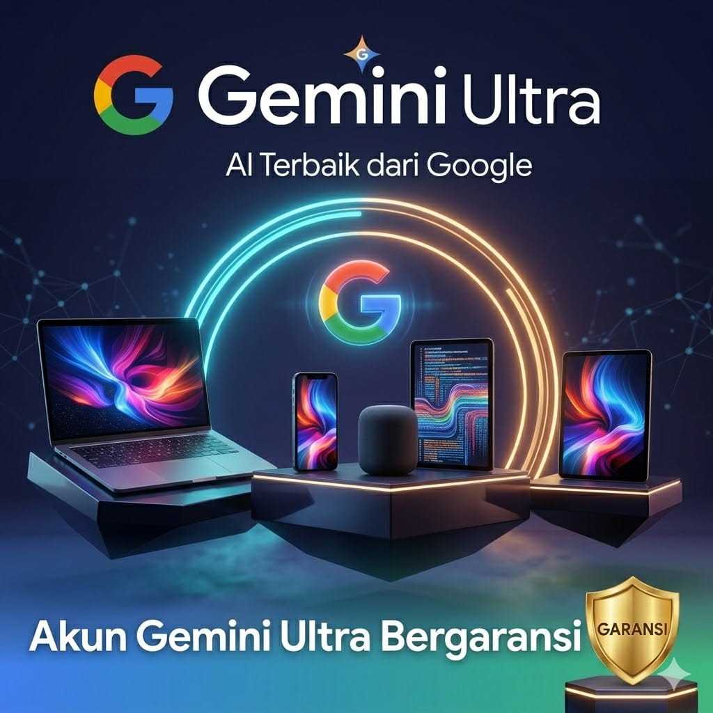 Google Gemini AI Ultra Full Kredit, Flow, Garansi (Sharing)
