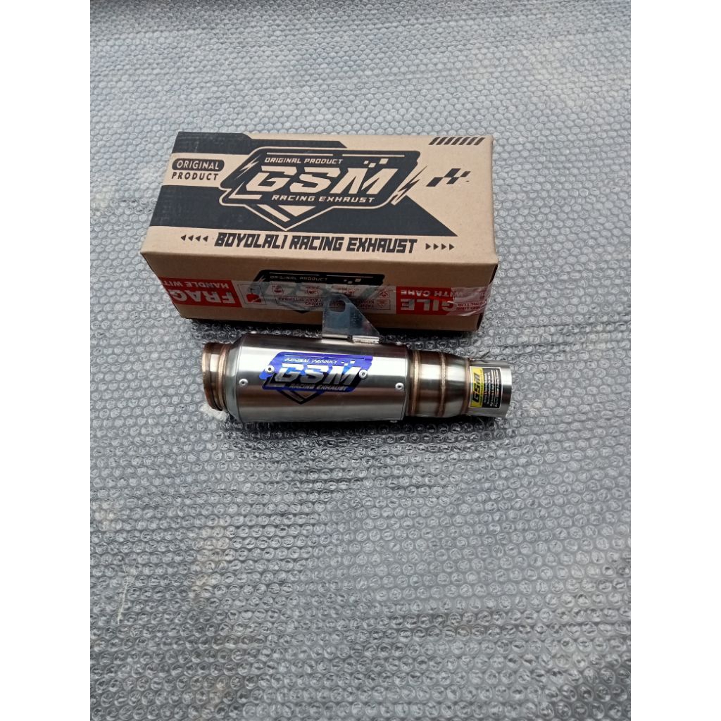 slincer knalpot  Termurah GSM muffler original model fantera/cornelo terlaris inlet 50 sarangan sarf