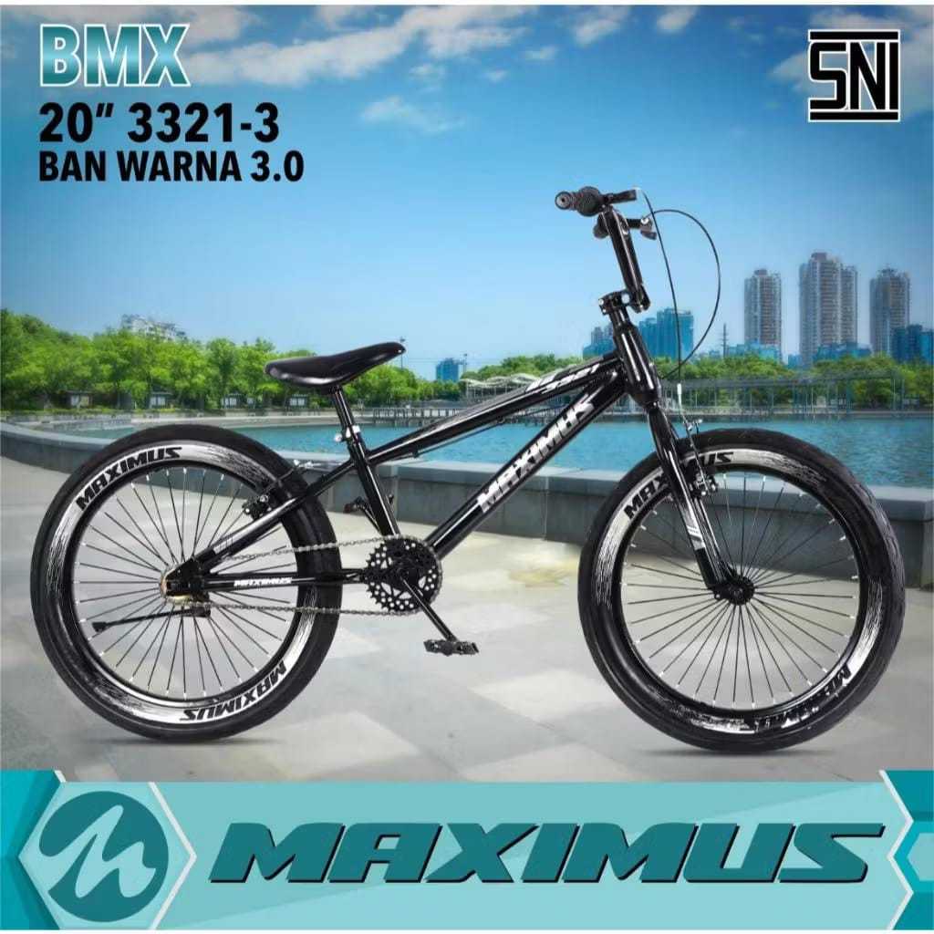 Sepeda Anak Bmx Clarion, BMX Maximus  & Virgo V 221 Ukuran 20 Inch Ban Jumbo Besar 3.0