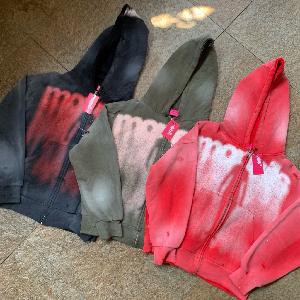 ON HAND MORTEILS - DECONST HOODIE & WAFFLE
