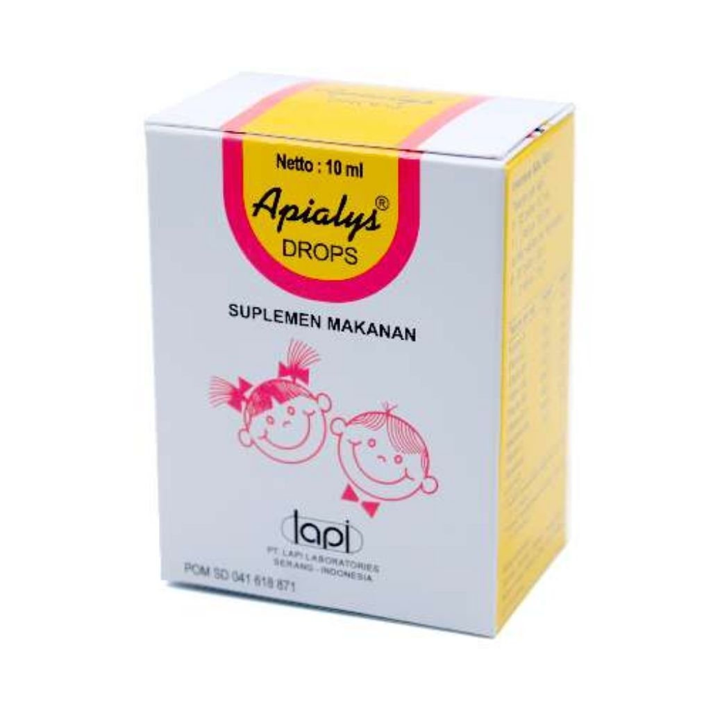 Vitamin Apialys Drop 10ml - Suplemen Multivitamin Anak untuk Meningkatkan Nafsu Makan