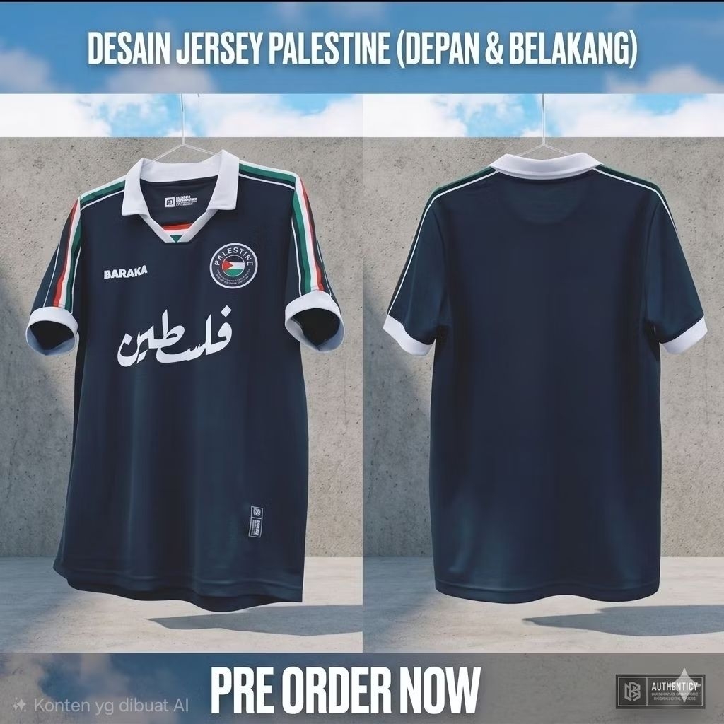 Jersey Palestine Baraka x Feast. Special editions Full Printing
