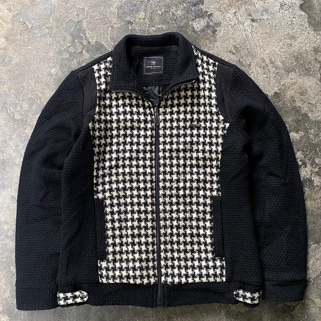 Vintage Pierre Balmain Golf Jacket scnd prlvd original Vintage Knit Zip Jacket