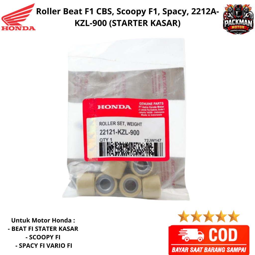 roller honda beat fi Dan vario fi KZL ori Packman motor