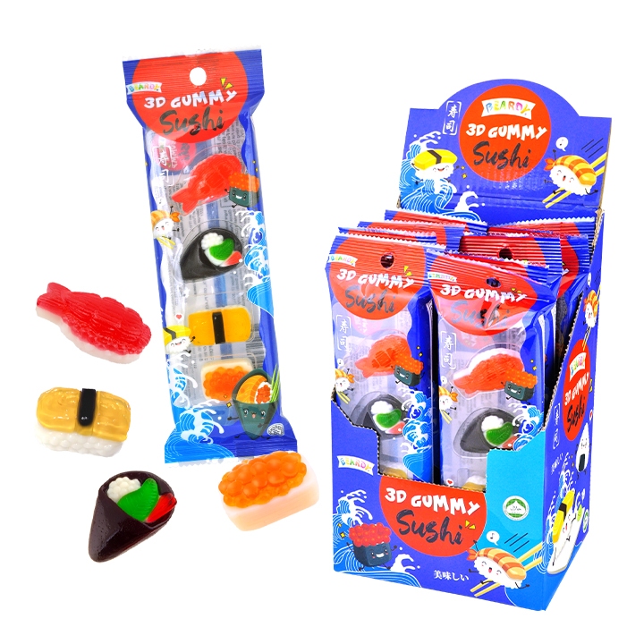 Permen Beardy 3D Gummy Sushi