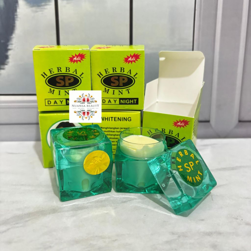 [ 6pcs ] SP Herbal Mint Hijau Pelembab Siang Malam